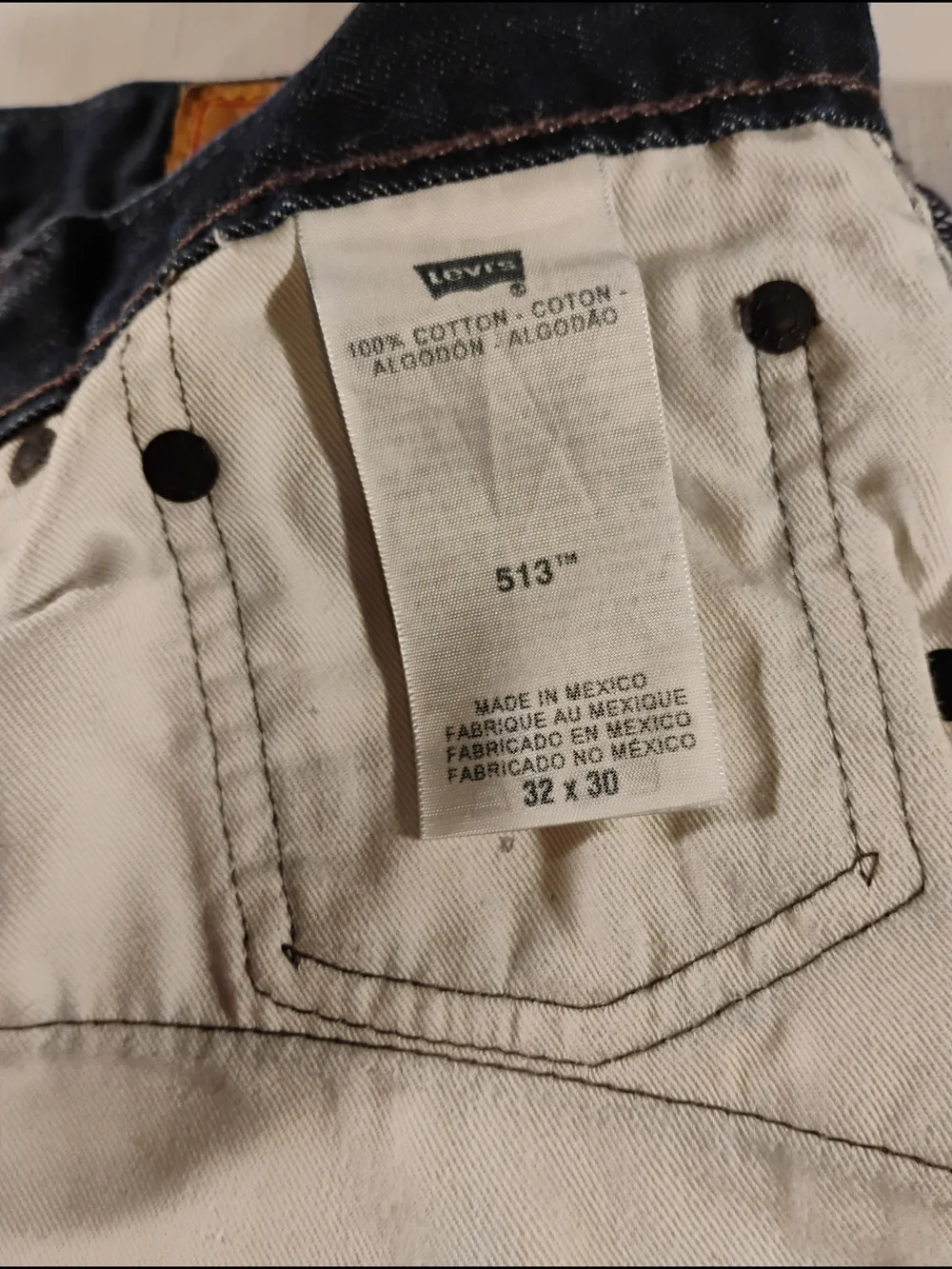 Levi's Men's Dark Blue Straight Jeans